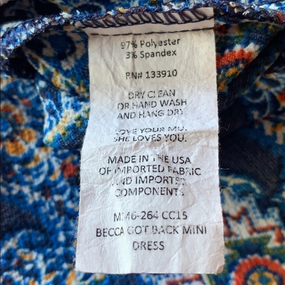 SHOW Me Your Mumu Becca Got Back Mini Dress Small - Picture 7 of 8